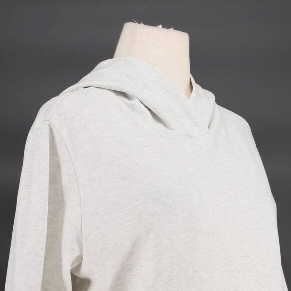 ATHLETA Hybrid Gallery Hoodie Top Mixed Media Gray/White Size L - Picture 5 of 8